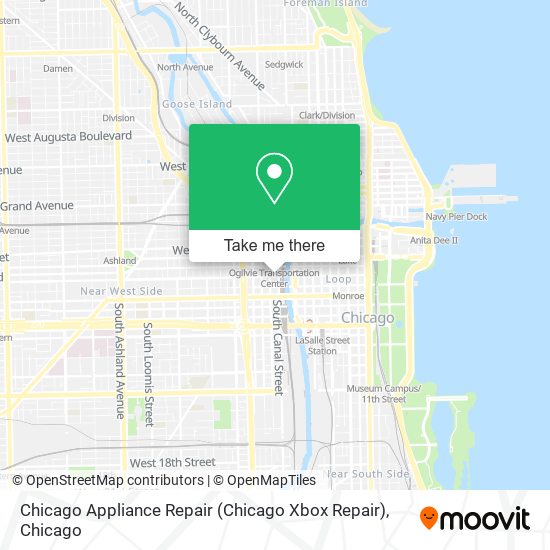 Chicago Appliance Repair (Chicago Xbox Repair) map