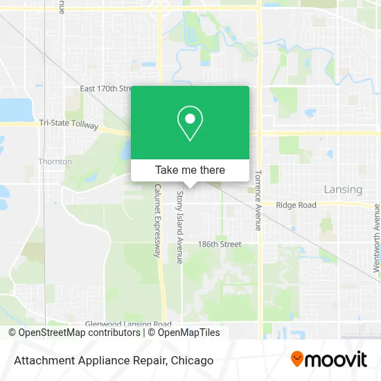 Attachment Appliance Repair map