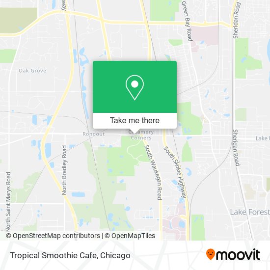 Tropical Smoothie Cafe map