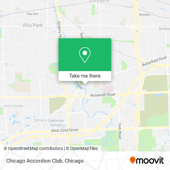 Mapa de Chicago Accordion Club