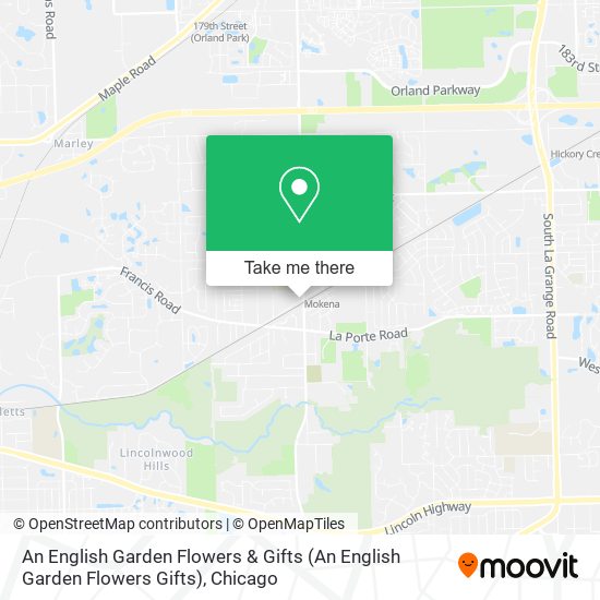 Mapa de An English Garden Flowers & Gifts