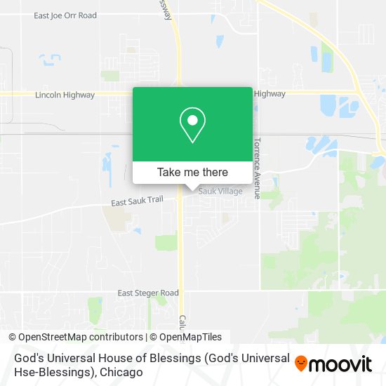 God's Universal House of Blessings (God's Universal Hse-Blessings) map