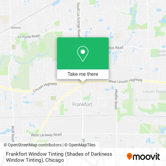 Frankfort Window Tinting (Shades of Darkness Window Tinting) map