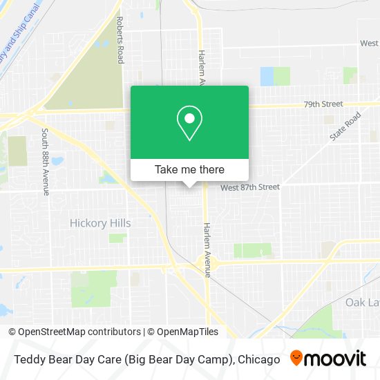 Mapa de Teddy Bear Day Care (Big Bear Day Camp)