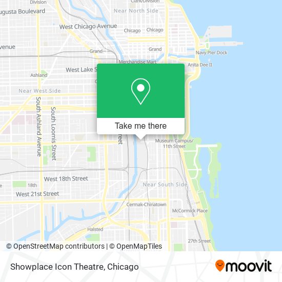 Showplace Icon Theatre map