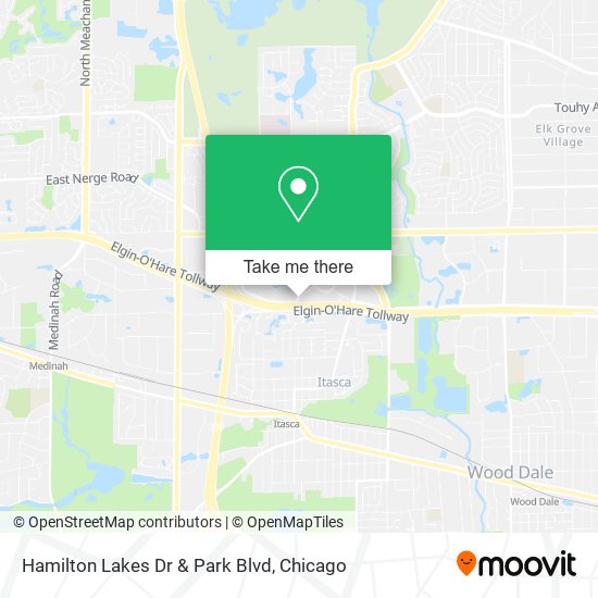 Hamilton Lakes Dr & Park Blvd map