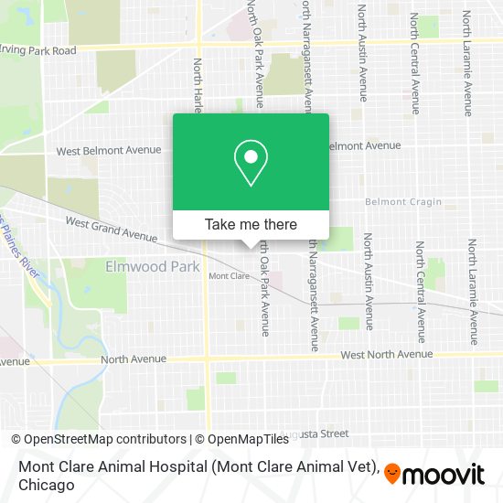 Mont Clare Animal Hospital map