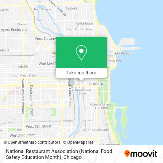 National Restaurant Association (National Food Safety Education Month) map