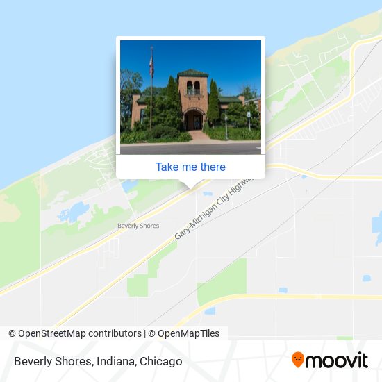 Beverly Shores, Indiana map