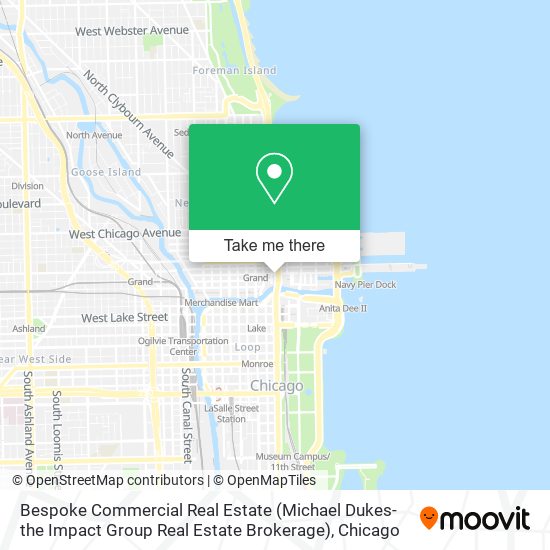 Bespoke Commercial Real Estate (Michael Dukes- the Impact Group Real Estate Brokerage) map