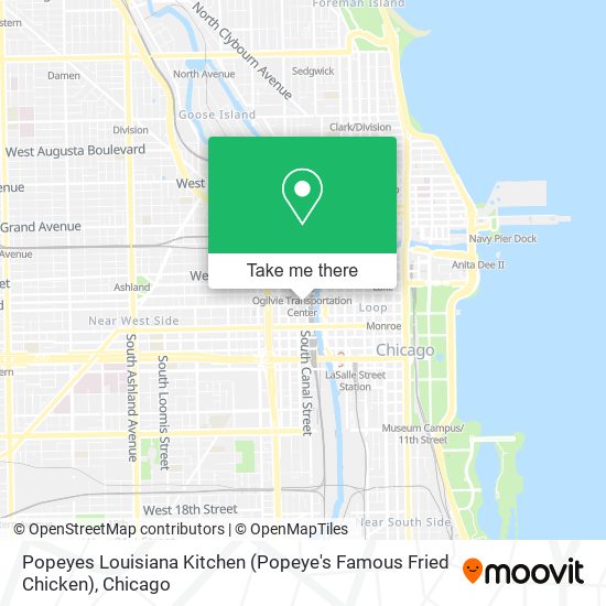 Popeyes Louisiana Kitchen (Popeye's Famous Fried Chicken) map