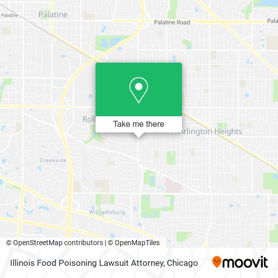 Illinois Food Poisoning Lawsuit Attorney map