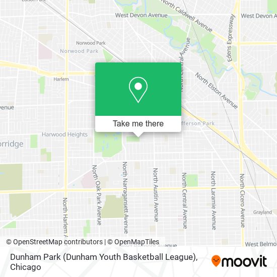 Mapa de Dunham Park (Dunham Youth Basketball League)
