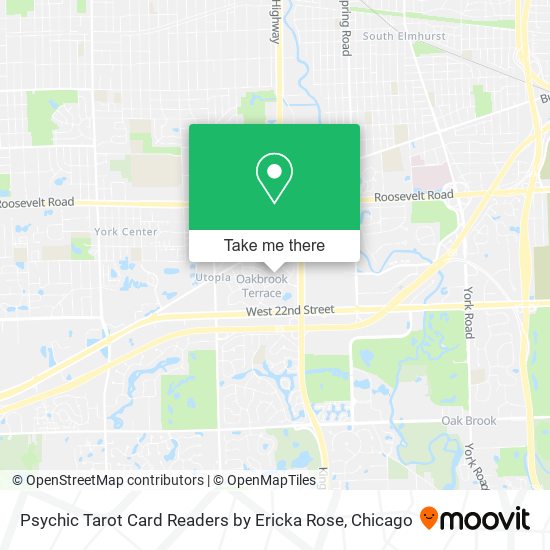 Psychic Tarot Card Readers by Ericka Rose map