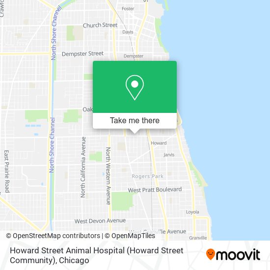 Mapa de Howard Street Animal Hospital (Howard Street Community)