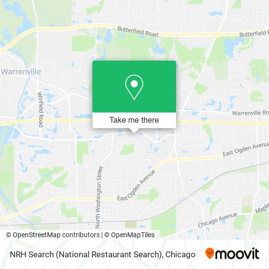 Mapa de NRH Search (National Restaurant Search)