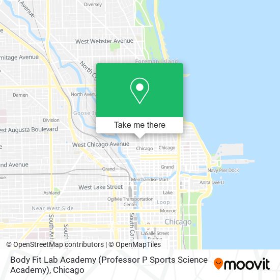 Mapa de Body Fit Lab Academy (Professor P Sports Science Academy)