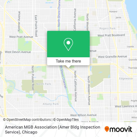 Mapa de American MGB Association (Amer Bldg Inspection Service)