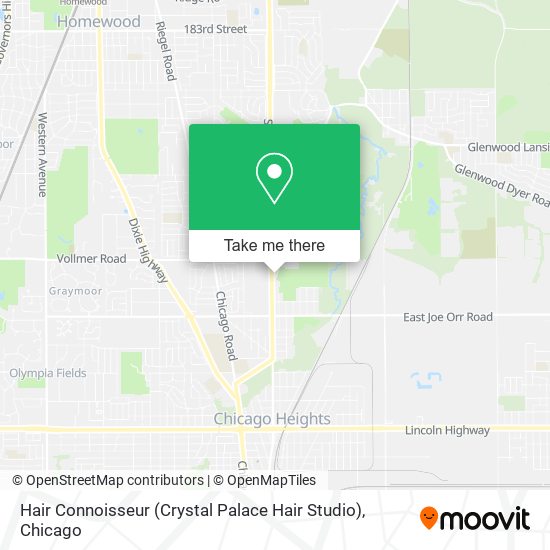 Hair Connoisseur (Crystal Palace Hair Studio) map