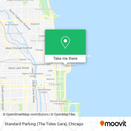 Mapa de Standard Parking (The Tides Gara)