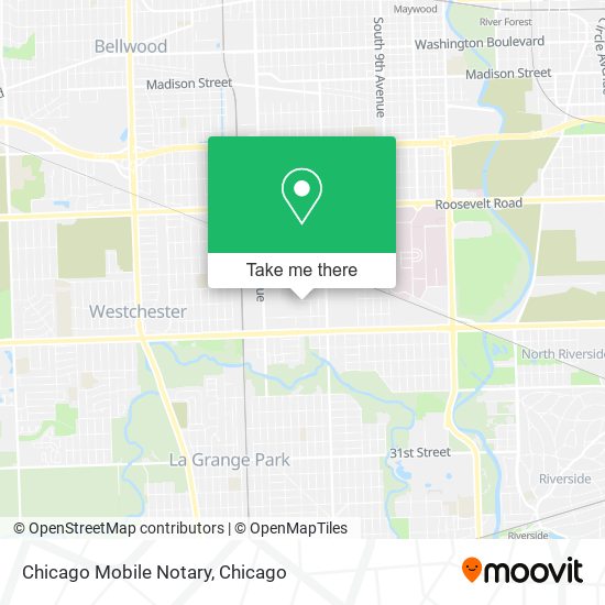 Chicago Mobile Notary map