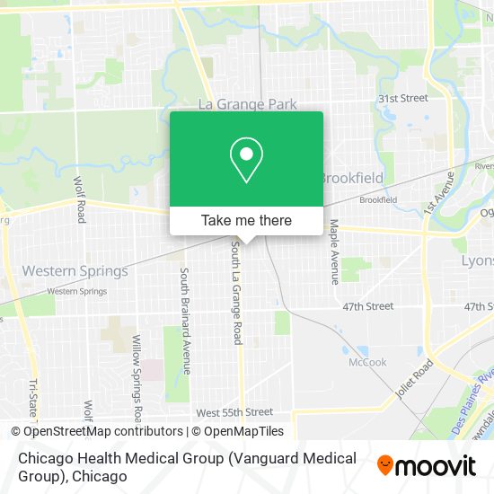 Chicago Health Medical Group (Vanguard Medical Group) map