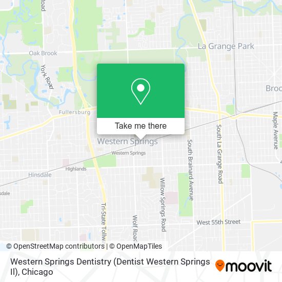 Western Springs Dentistry (Dentist Western Springs Il) map