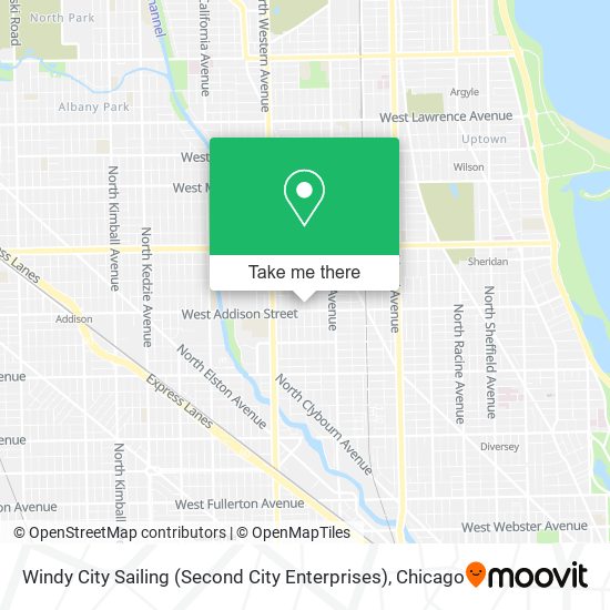 Mapa de Windy City Sailing (Second City Enterprises)