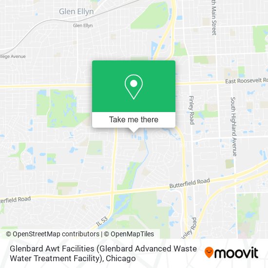 Glenbard Awt Facilities (Glenbard Advanced Waste Water Treatment Facility) map