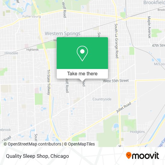 Quality Sleep Shop map