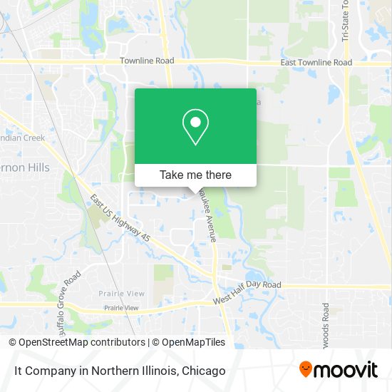 It Company in Northern Illinois map