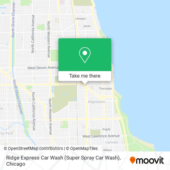 Ridge Express Car Wash (Super Spray Car Wash) map