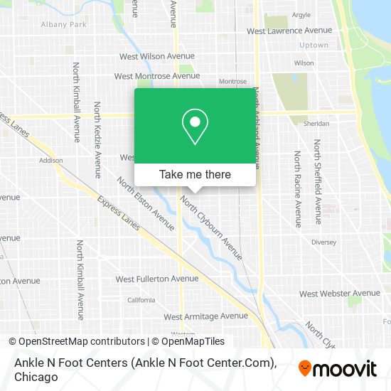 Ankle N Foot Centers map