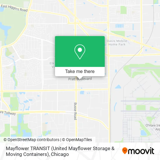 Mayflower TRANSIT (United Mayflower Storage & Moving Containers) map