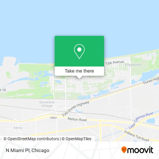 N Miami Pl map
