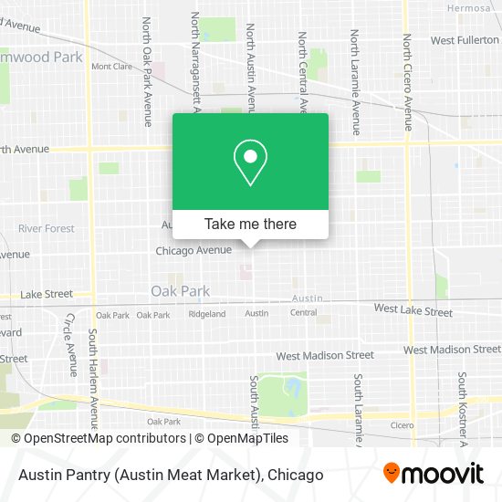 Austin Pantry (Austin Meat Market) map