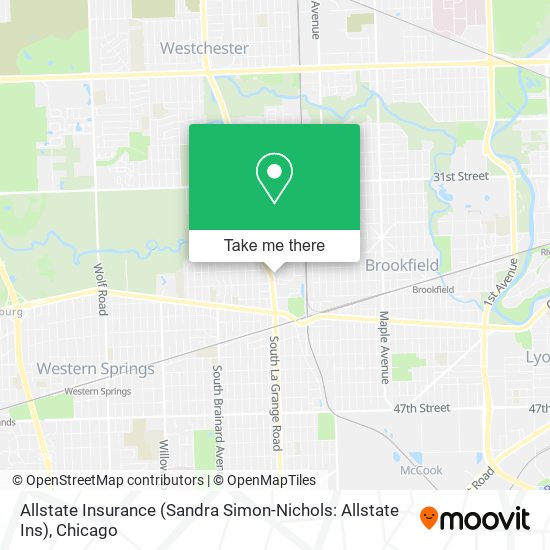 Allstate Insurance (Sandra Simon-Nichols: Allstate Ins) map
