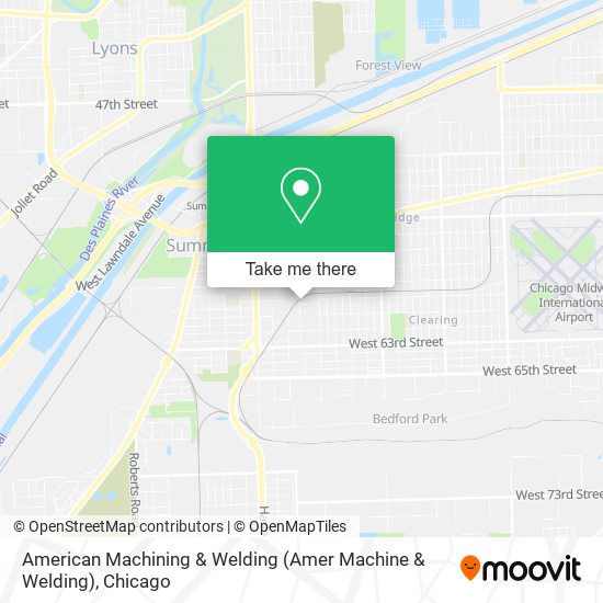 American Machining & Welding (Amer Machine & Welding) map