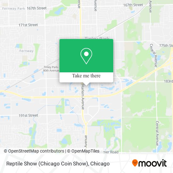 Reptile Show (Chicago Coin Show) map