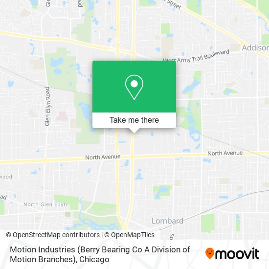 Motion Industries (Berry Bearing Co A Division of Motion Branches) map