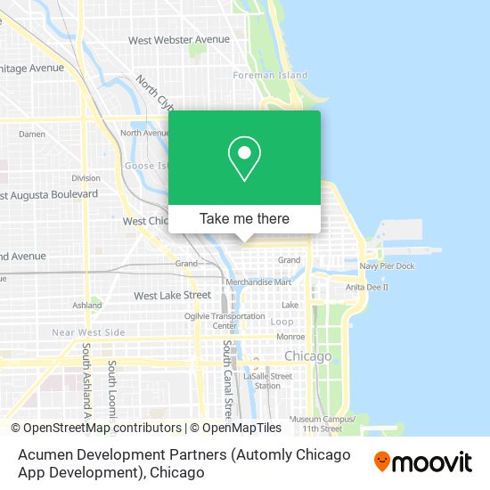 Mapa de Acumen Development Partners (Automly Chicago App Development)