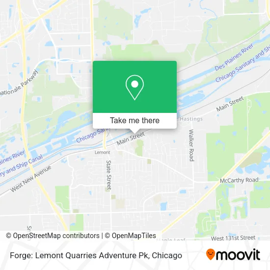 Mapa de Forge: Lemont Quarries Adventure Pk