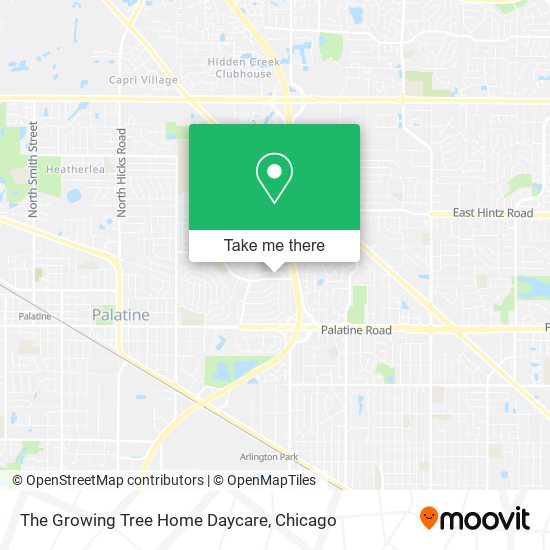 The Growing Tree Home Daycare map