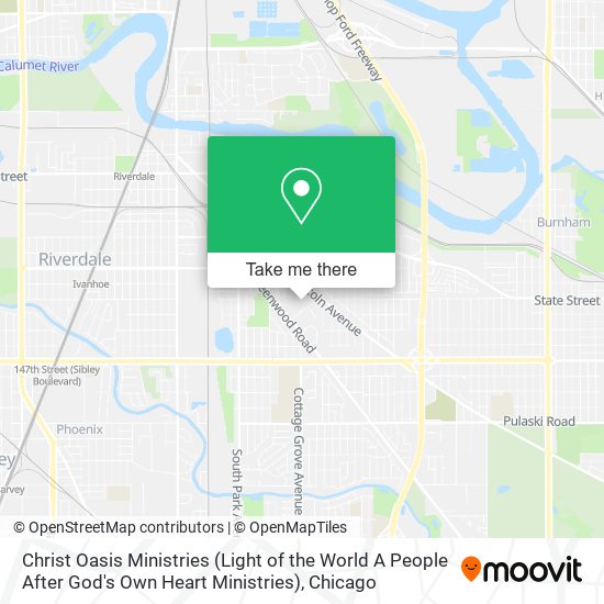 Mapa de Christ Oasis Ministries (Light of the World A People After God's Own Heart Ministries)