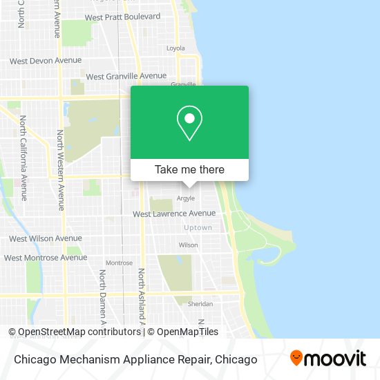 Mapa de Chicago Mechanism Appliance Repair