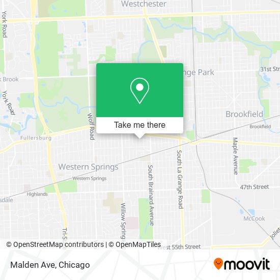 Mapa de Malden Ave