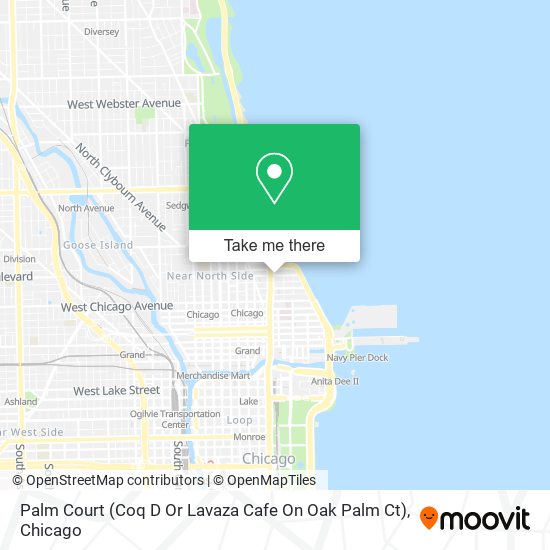 Mapa de Palm Court (Coq D Or Lavaza Cafe On Oak Palm Ct)