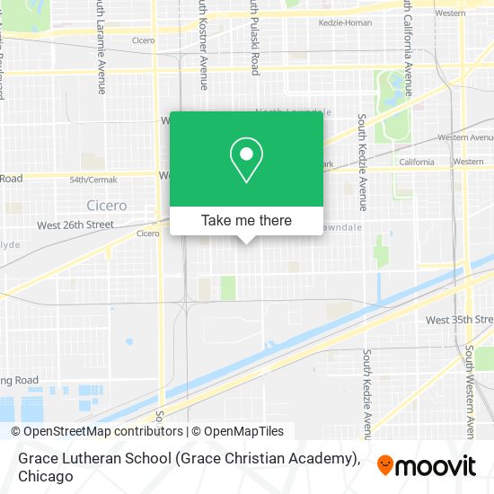 Mapa de Grace Lutheran School (Grace Christian Academy)