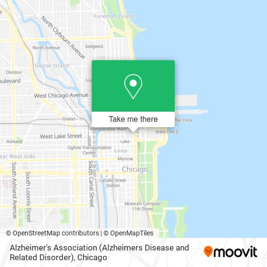 Alzheimer's Association (Alzheimers Disease and Related Disorder) map