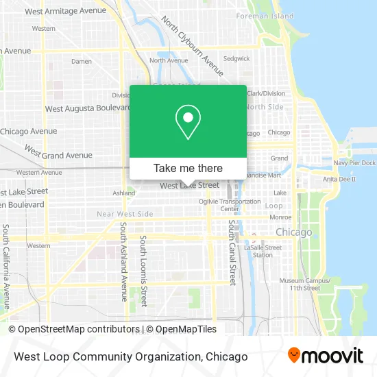 West Loop Community Organization map